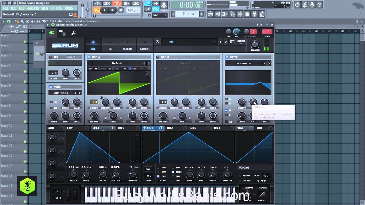 Retro Sound Design in Serum