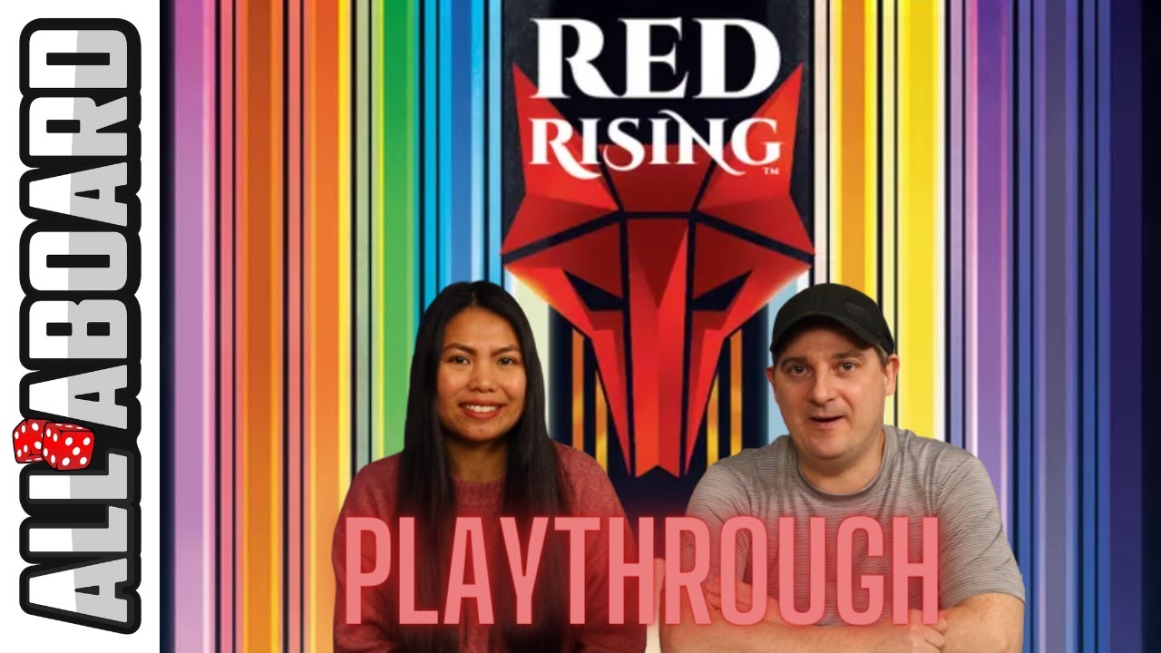 RED RISING | Board Game | 2 Player Playthrough | How to Play and Full Playthrough