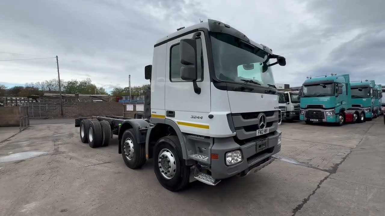 **SOLD** 2012 Mercedes Benz Actros 3244 8x4 Chassis Cab - Dixon Commercial Exports Ltd