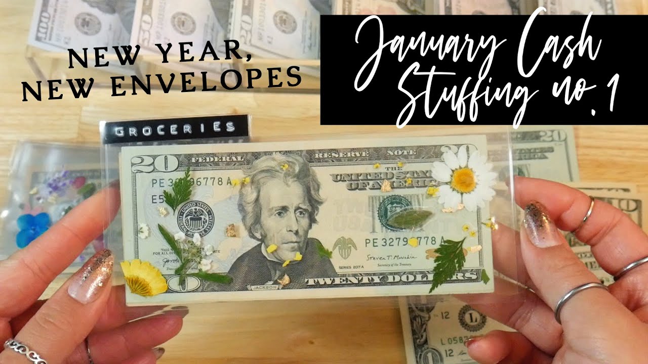 Cash Envelope Stuffing & Counting | Jan 2021 Paycheck no.1 | Sinking Funds | Shop Opening