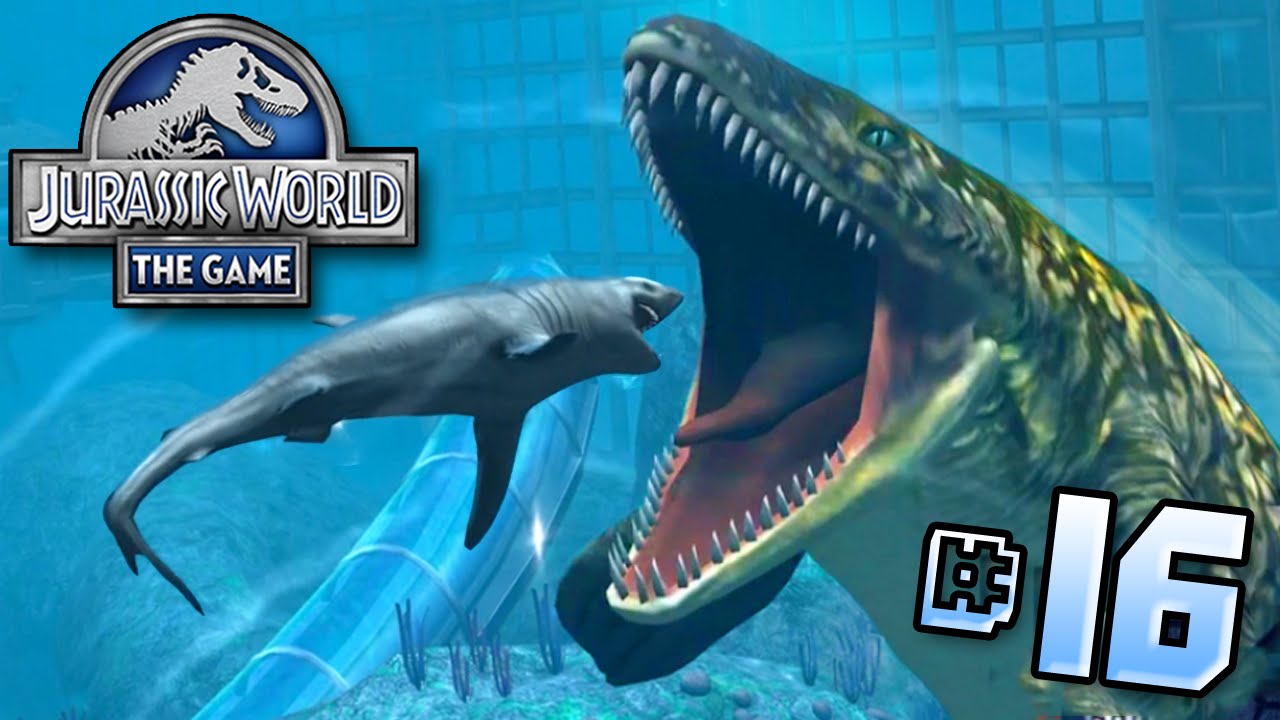 Shark Vs Mosasaur! || Jurassic World - Lagoon Series - Ep 16 HD