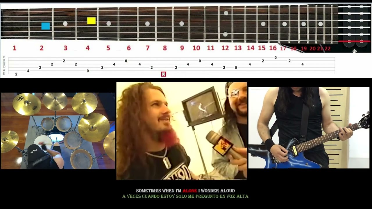 Pantera - Cemetery Gates - Tribute Video - Drum & Guitar cover