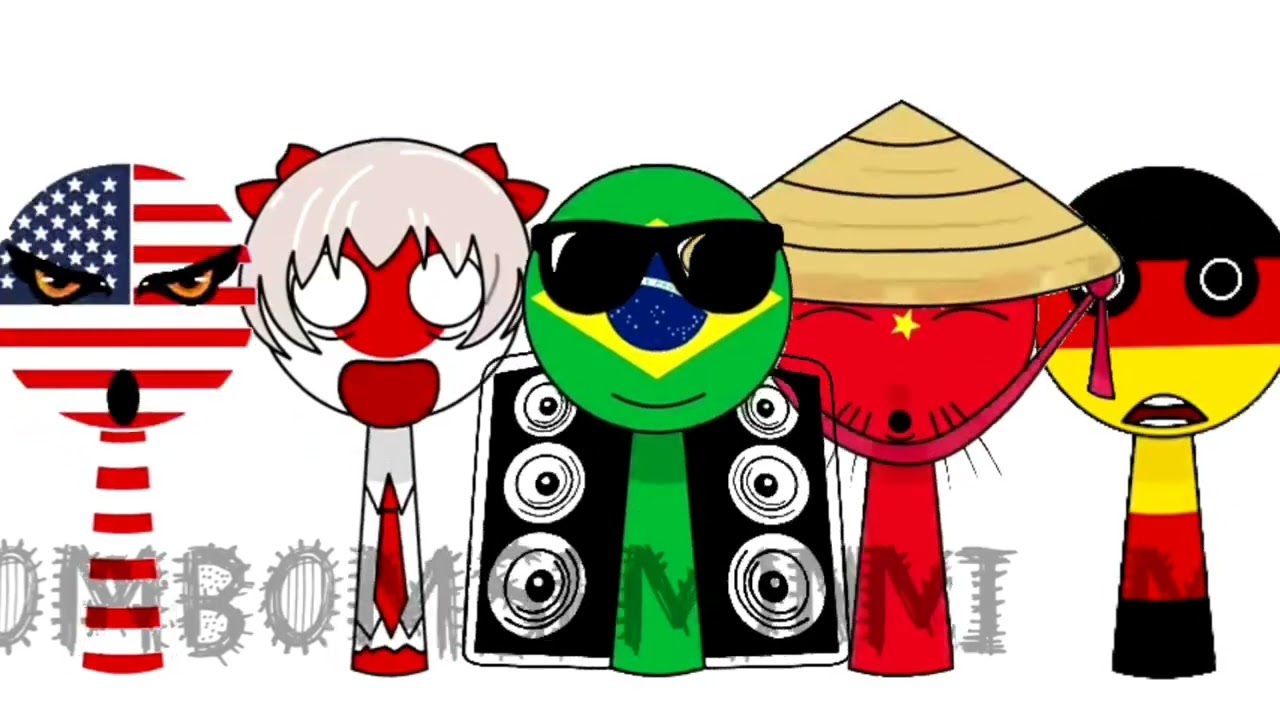 Sprunki OC 5 Flag Sprunkis 