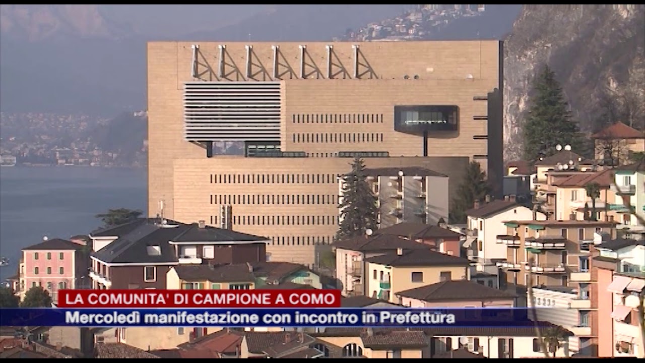 Etg - La comunit&agrave; di Campione a Como: mercoled&igrave; manifestazione con incontro in Prefettura