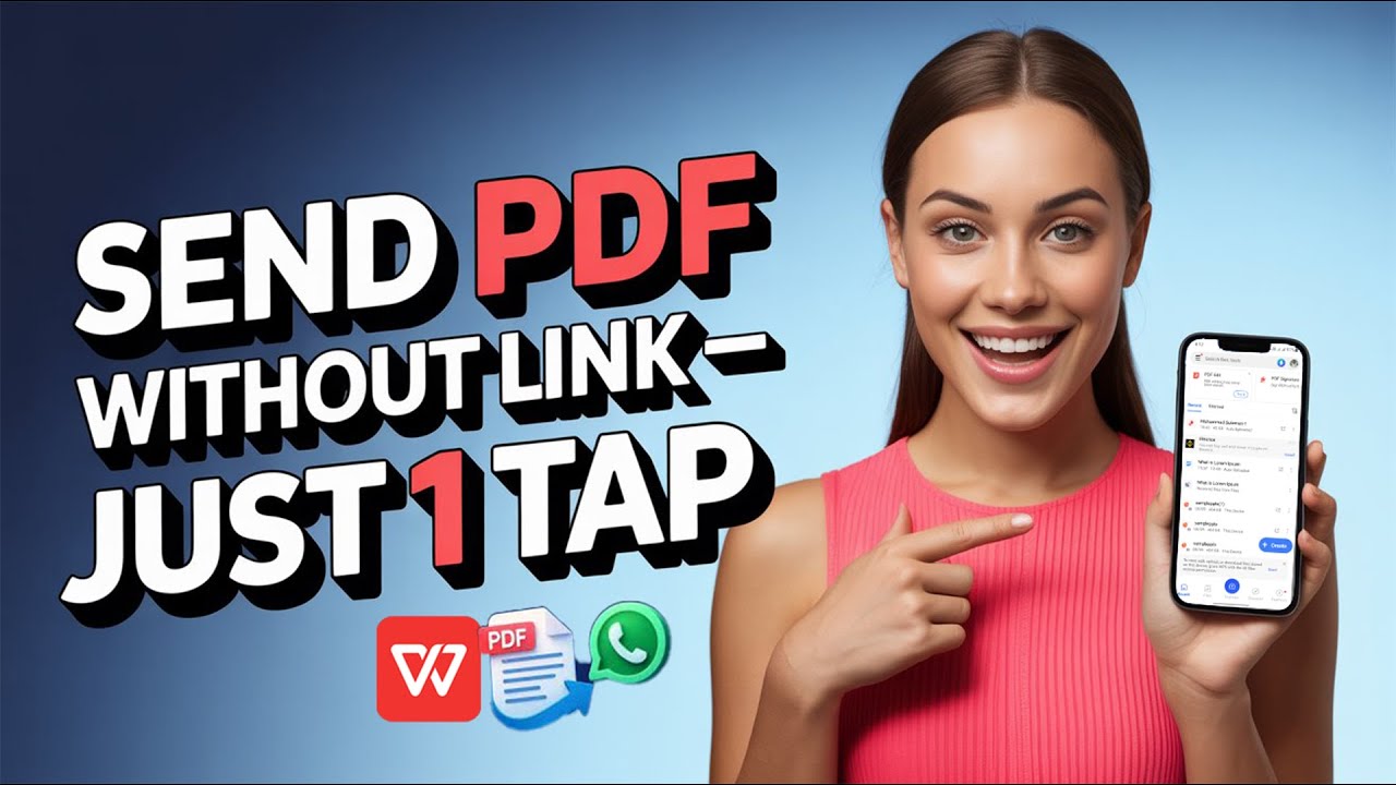 How To Share PDF File On WhatsApp From WPS Office