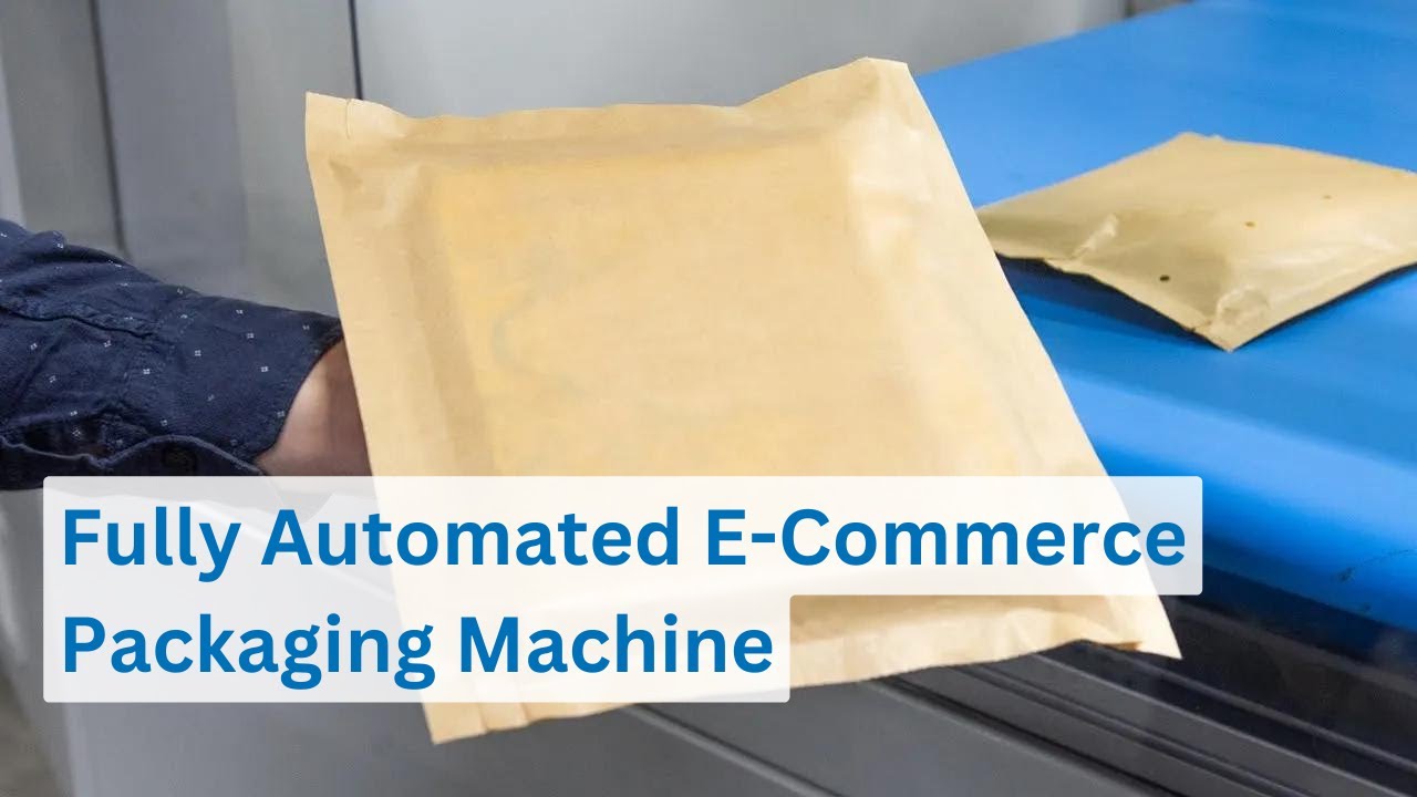 Fully Automated E-Commerce Packaging Machine -  4 Sided Sealing System with Poly & Paper - TT80