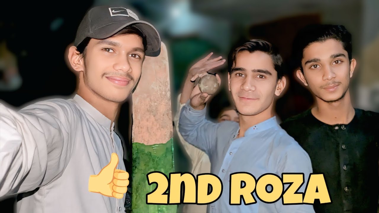 2nd Roza Cricket Khela 👍 Dost Ki Batting Nhi aye 😁