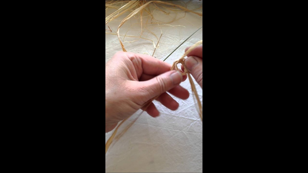 How to start a coiled basket using a magic circle