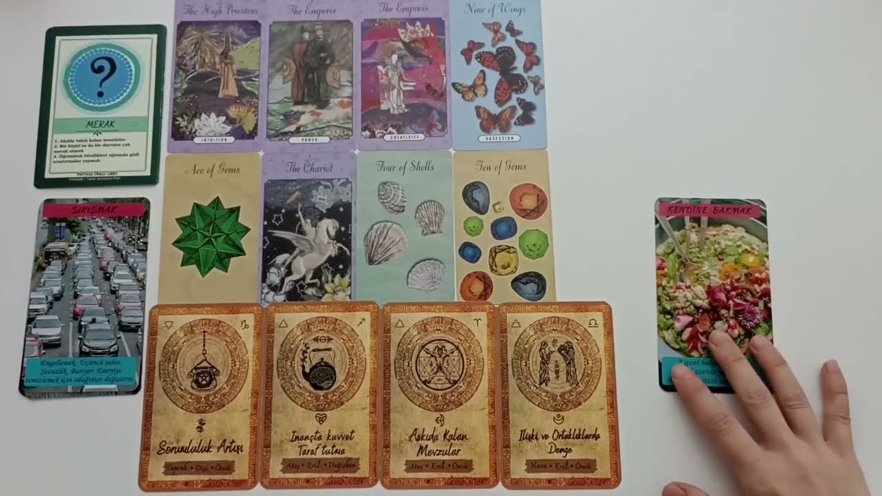 Seni Nasıl Görüyor? Geçmiş/Şimdi/Gelecek Tarot
