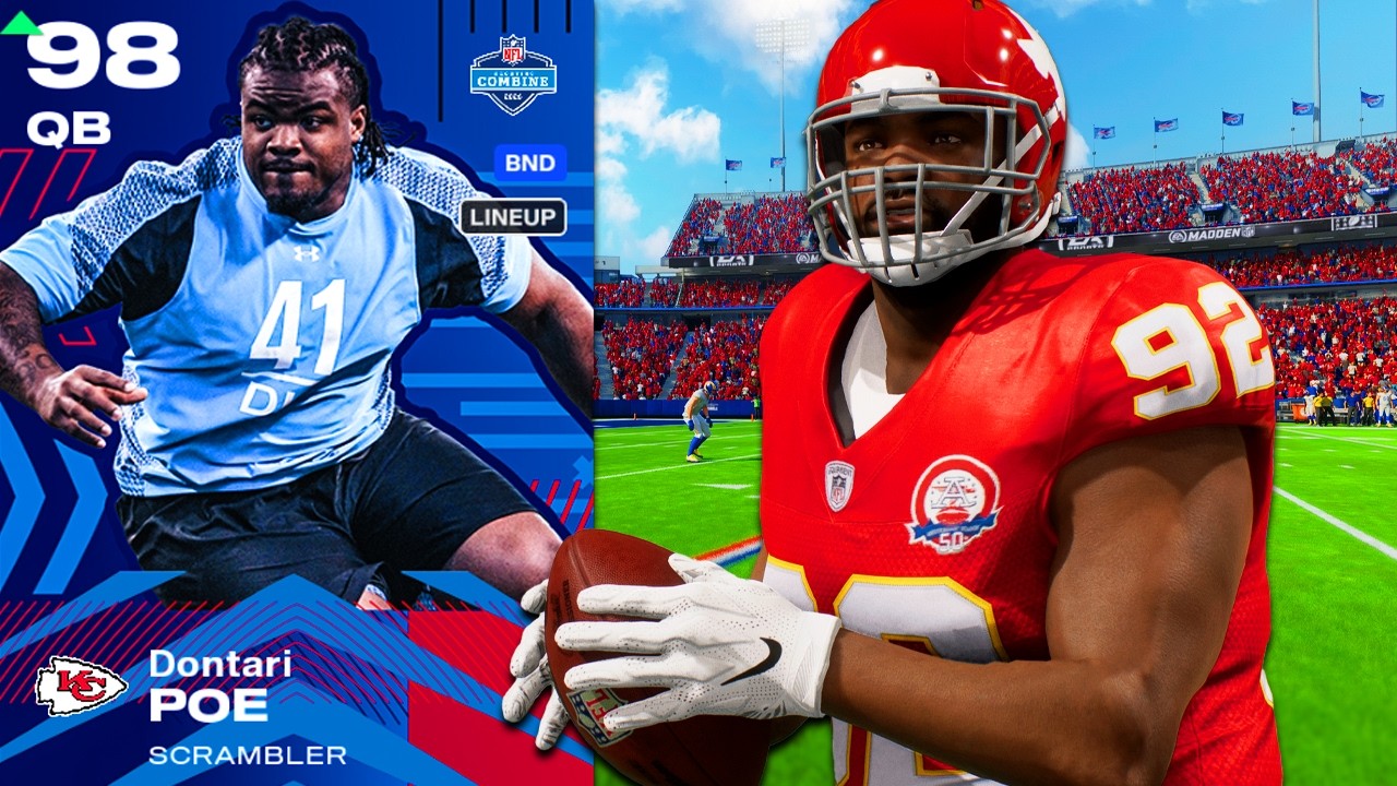 QB Dontari Poe is Actually Amazing