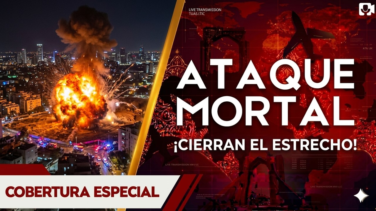 🔴AHORA🔴GUERRA TOTAL: IRÁN RESPONDE CON MISILES A ISRAEL ¡CIERRAN EL ESTRECHO DE ORMUZ!