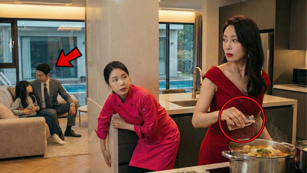 Filha do CEO frio passava mal ao comer… a cozinheira descobre algo chocante | DRAMA COREANO
