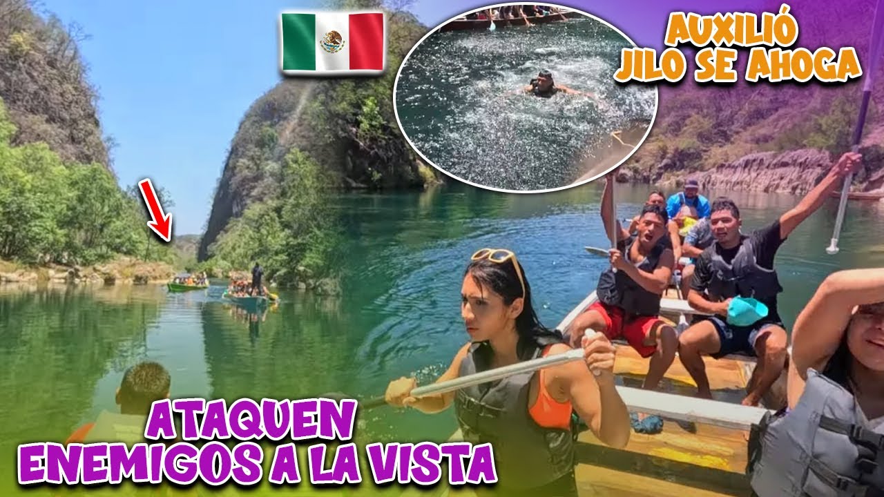 EN BUSCA DE UNA NUEVA AVENTURA en el rio TAMPAON *GUERRA CON LANCHAS ENEMIGAS - Jilo se cae AUXILIÓ!
