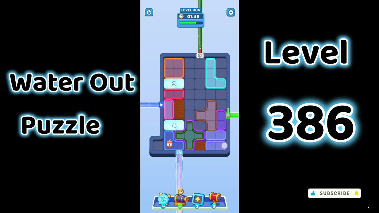 Water Out Puzzle Level 386 Walkthrough 💧 | Step-by-Step Solution | SolutionGuruji
