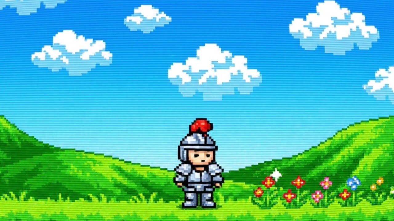 Late Night Retro Game ASMR 🎮 늦은 밤 레트로 게임 ASMR 