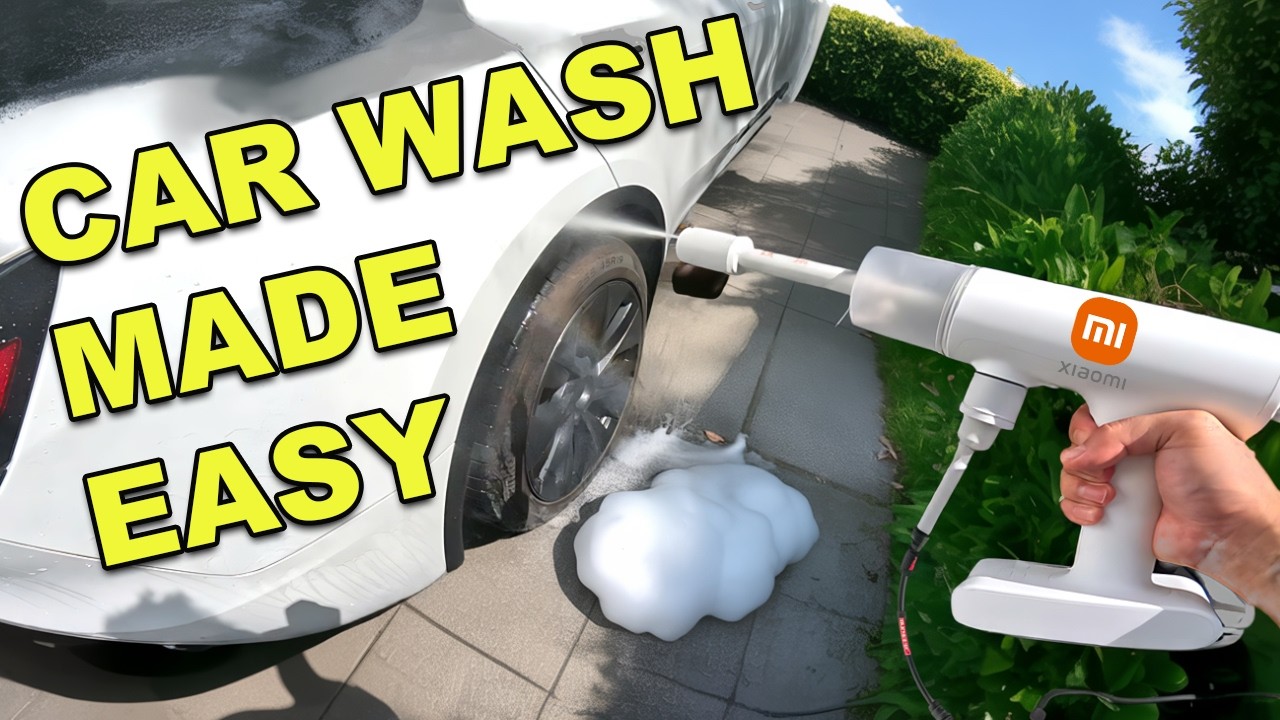 Ultimate Portable Pressure Washer for your Tesla | How to Set up the Xiaomi Cordless Washer