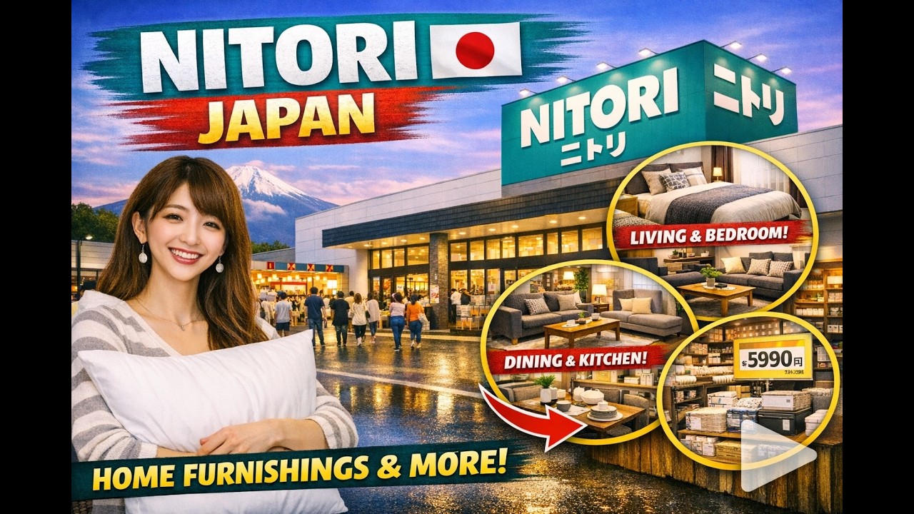 Inside Nitori 🇯🇵 | Affordable Furniture & Home Goods in Japan