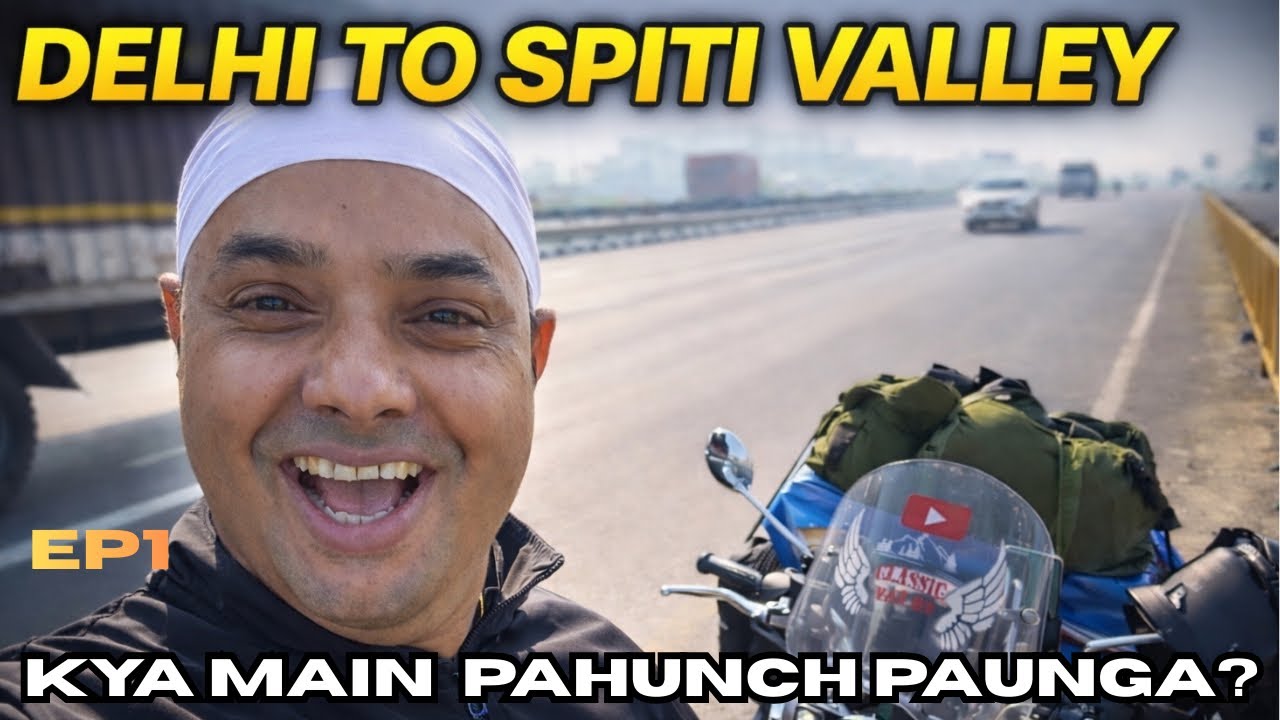 Delhi to Spiti Valley Bike Trip | Kya Main Pahunch Paunga? 😱🏍️