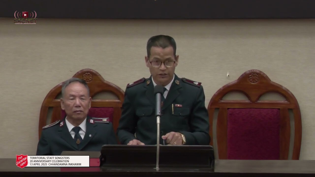 TERRITORIAL STAFF SONGSTERS 20 ANNIVERSARY CELEBRATION 2025 @ RAMHLUN CORPS