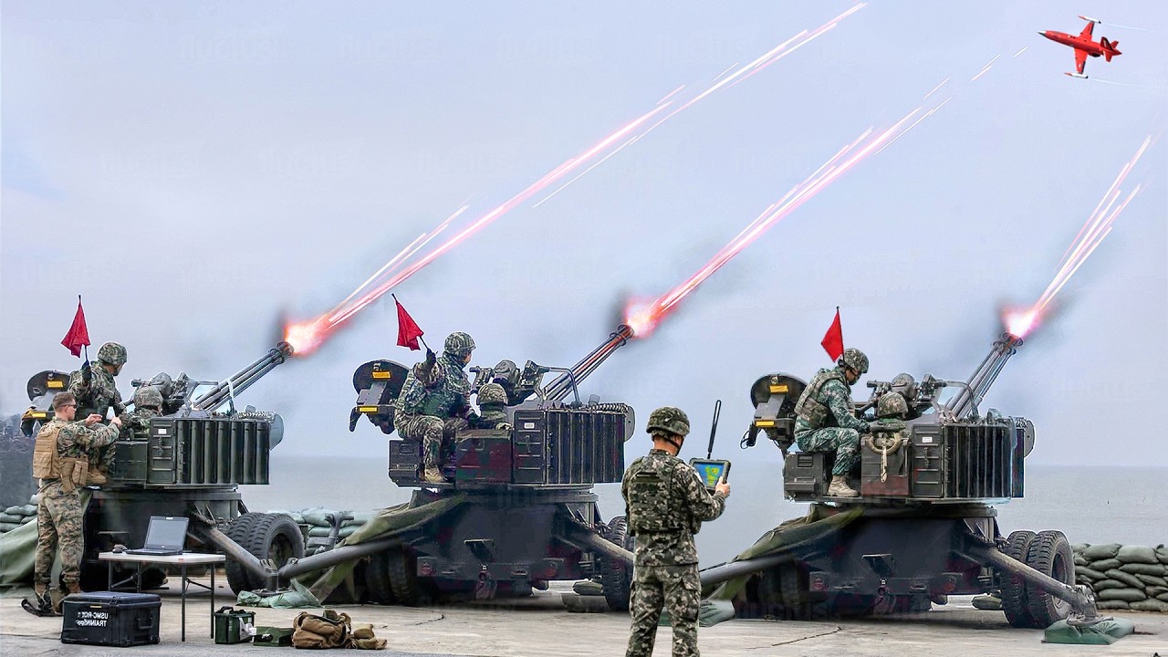 US Training Korean Marines to Shoot Enemy Drones With Crazy Precision
