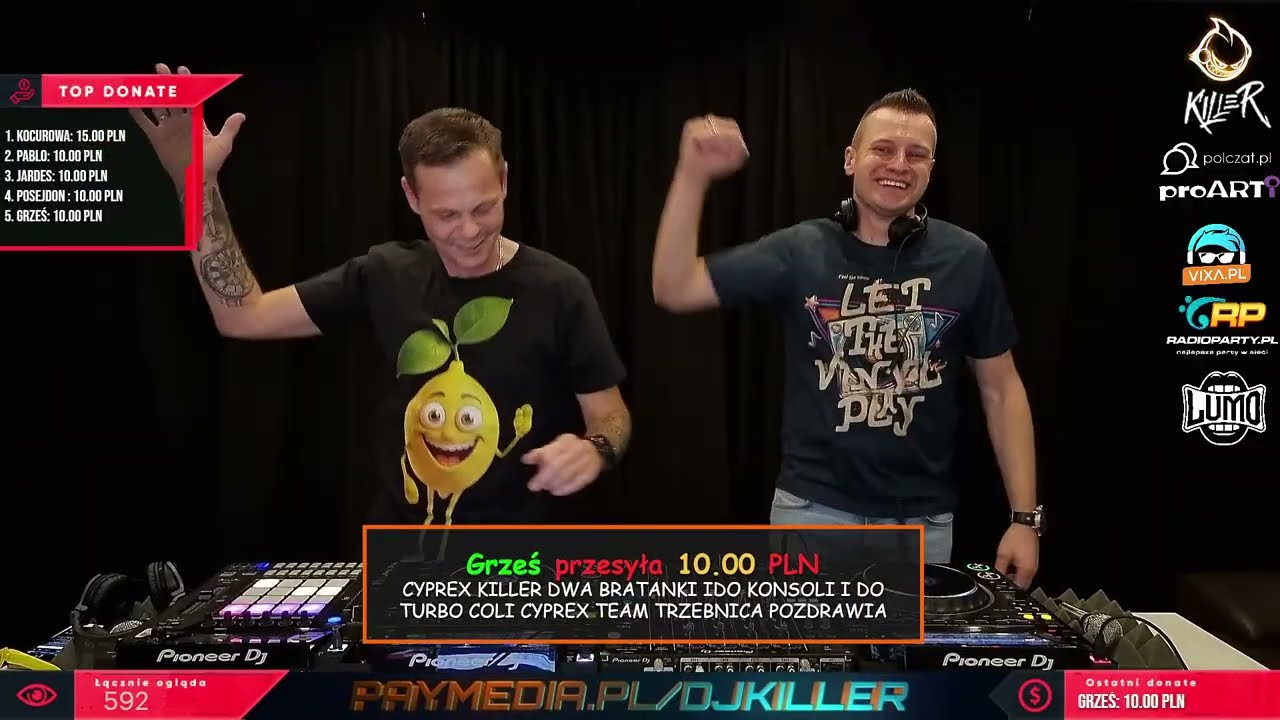 Dj Killer & Dj Cyprex Live Mix - Niedzielne Granie Na Spontanie 09.11.2025