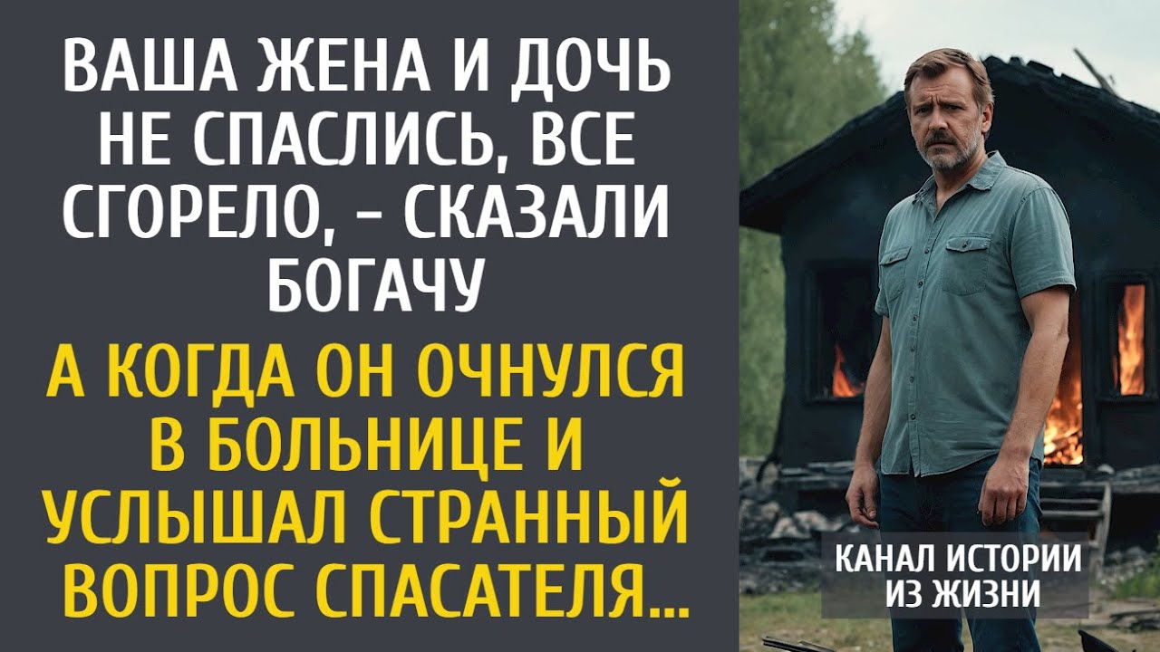 Ваша жена и дочь не спаслись, - сказали богачу… А очнувшись, он услышал странный вопрос спасателя…