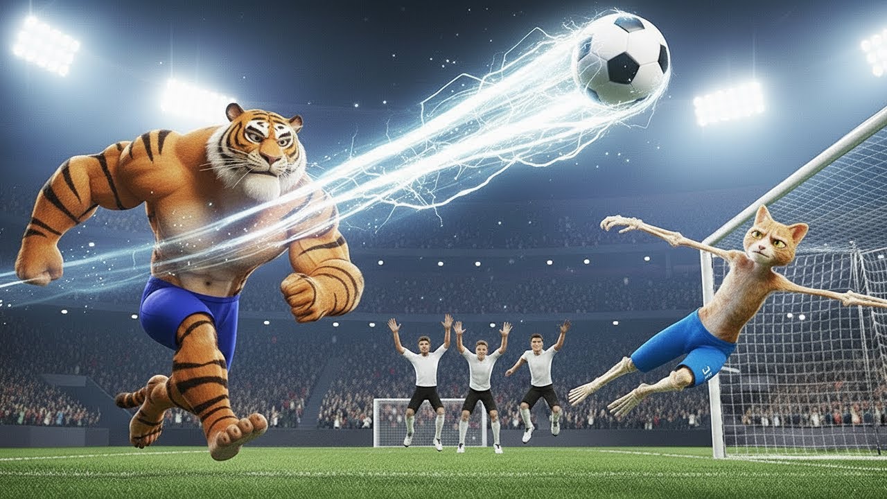 Skinny Cat’s Free Kick Miracle - Emotional Story of Practice, Failure and One Perfect Shot 