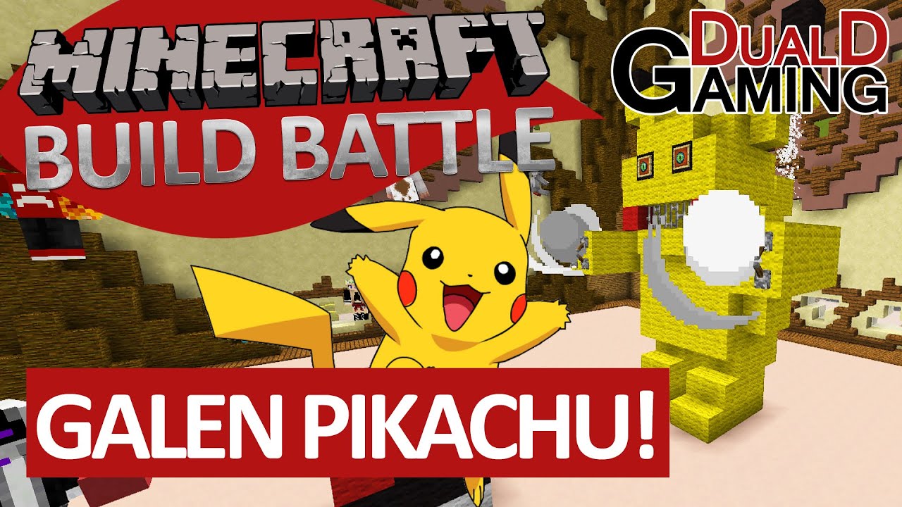 Minecraft Buildbattle - Galen Pikachu!