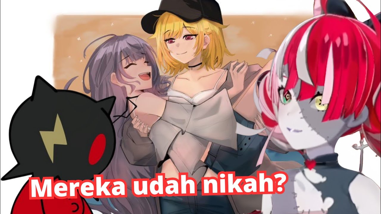 Lam sensei Melihat Langsung Kemesraan Zeta dan Kaela | Kureiji Ollie Hololive ID