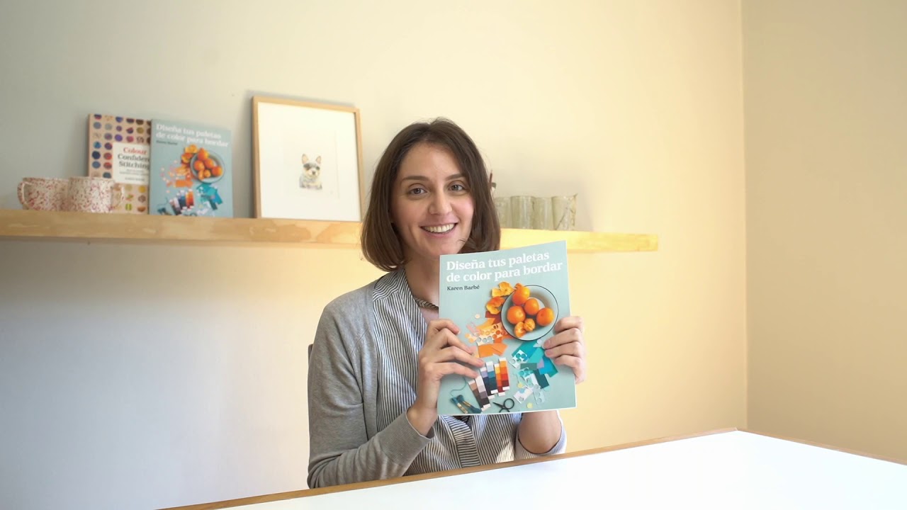 Karen Barbé presenta 'Diseña tus paletas de color para bordar'