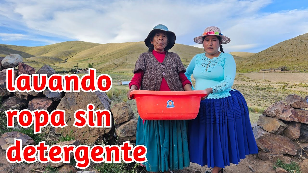 lavando la ropa sin usar detergente | CHOLITA ISABEL