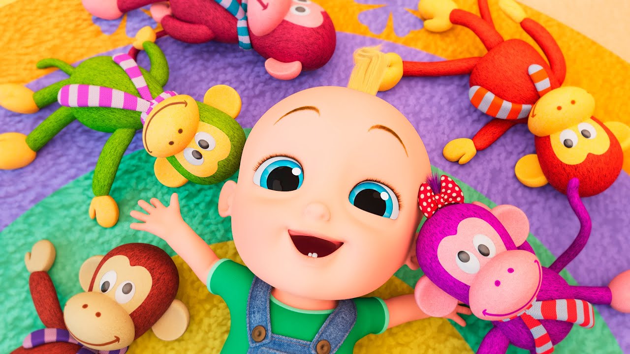 Five Little Monkeys and other Preschool Kids Songs and Nursery Rhymes | FunPark Cartoons