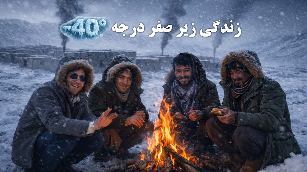 قریه‌ی در بامیان است که ۹ ماه زمستان دارد😱