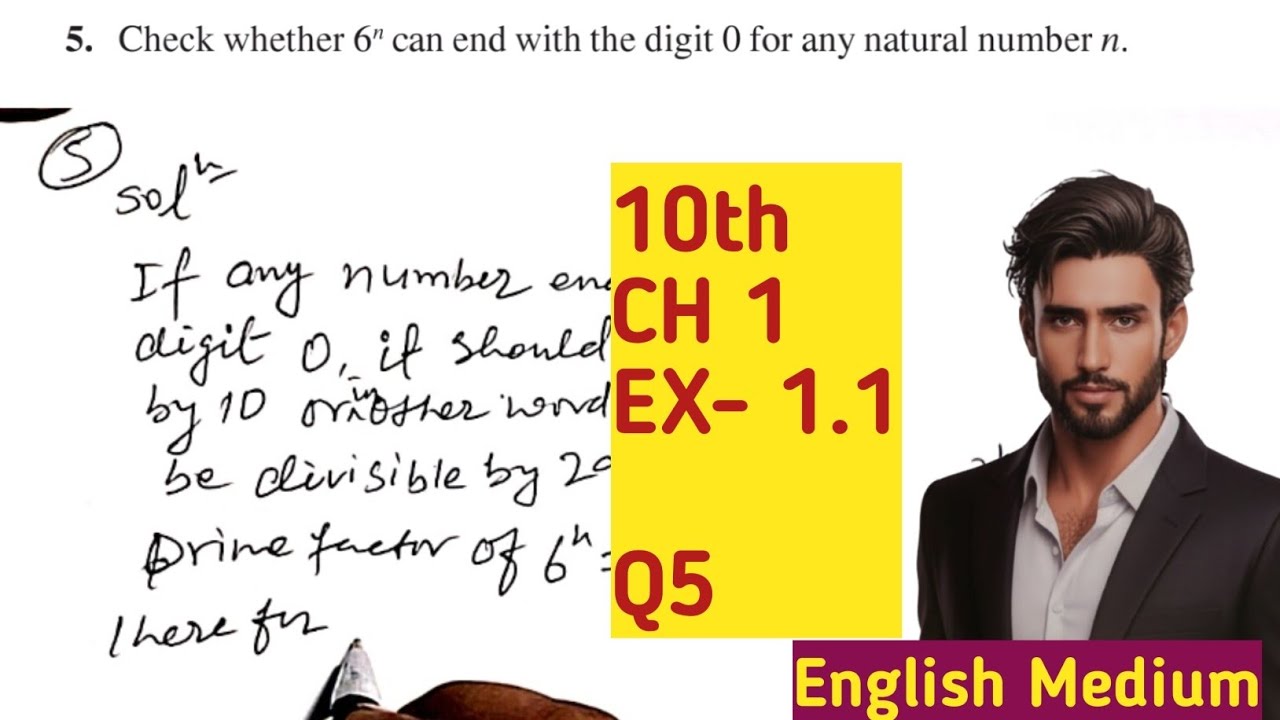 Class 10 Maths Chapter 1 Exercise 1.1 Question 5 Solution (Real Numbers) @Cerebraino 