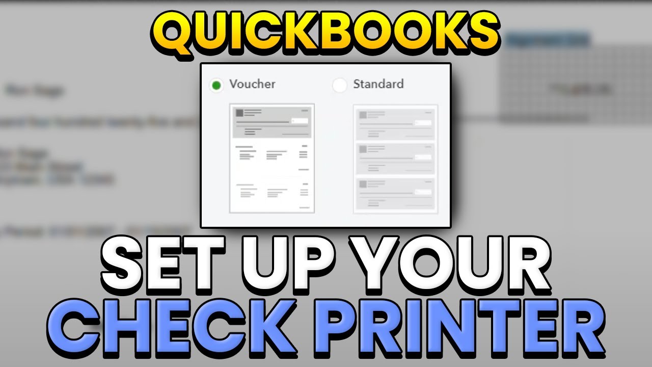 DEMO | QuickBooks Online - How To Set Up Your Check Printer