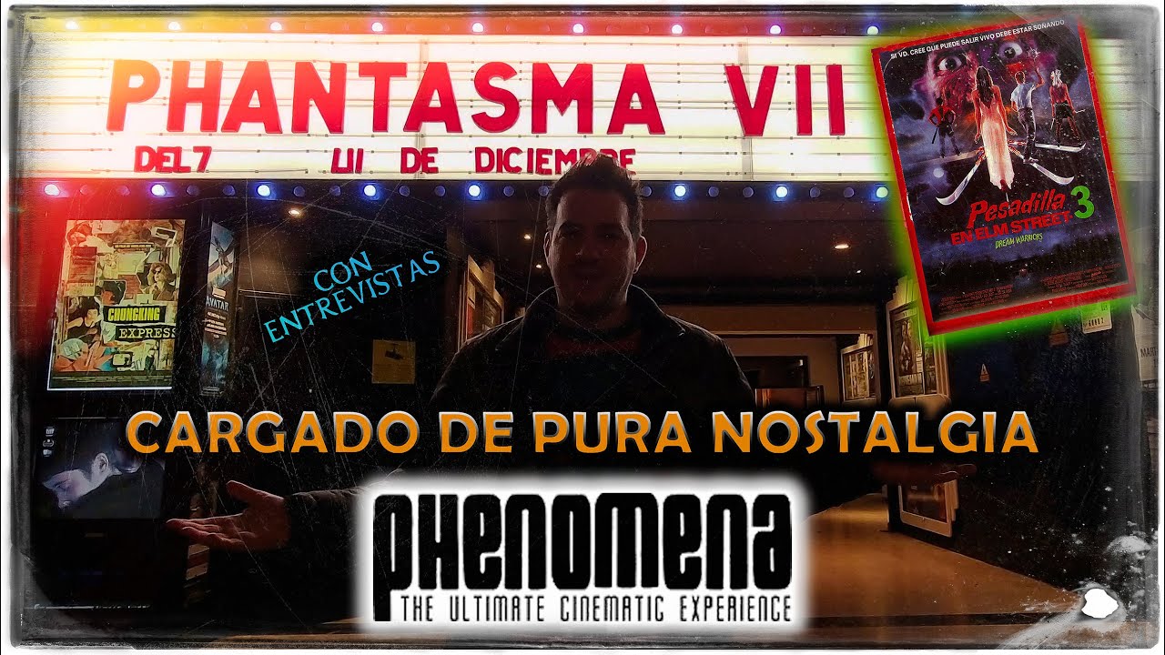 Pesadilla en Elm Street 3 (1987) en los CINES PHENOMENA de BARCELONA en 35mm 🎦 con ENTREVISTAS 👀