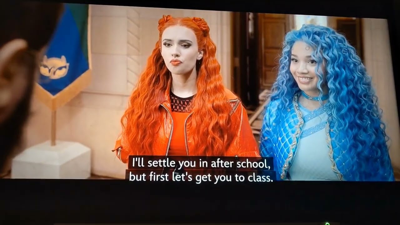 Descendants 4 reversed Merlin scenes 