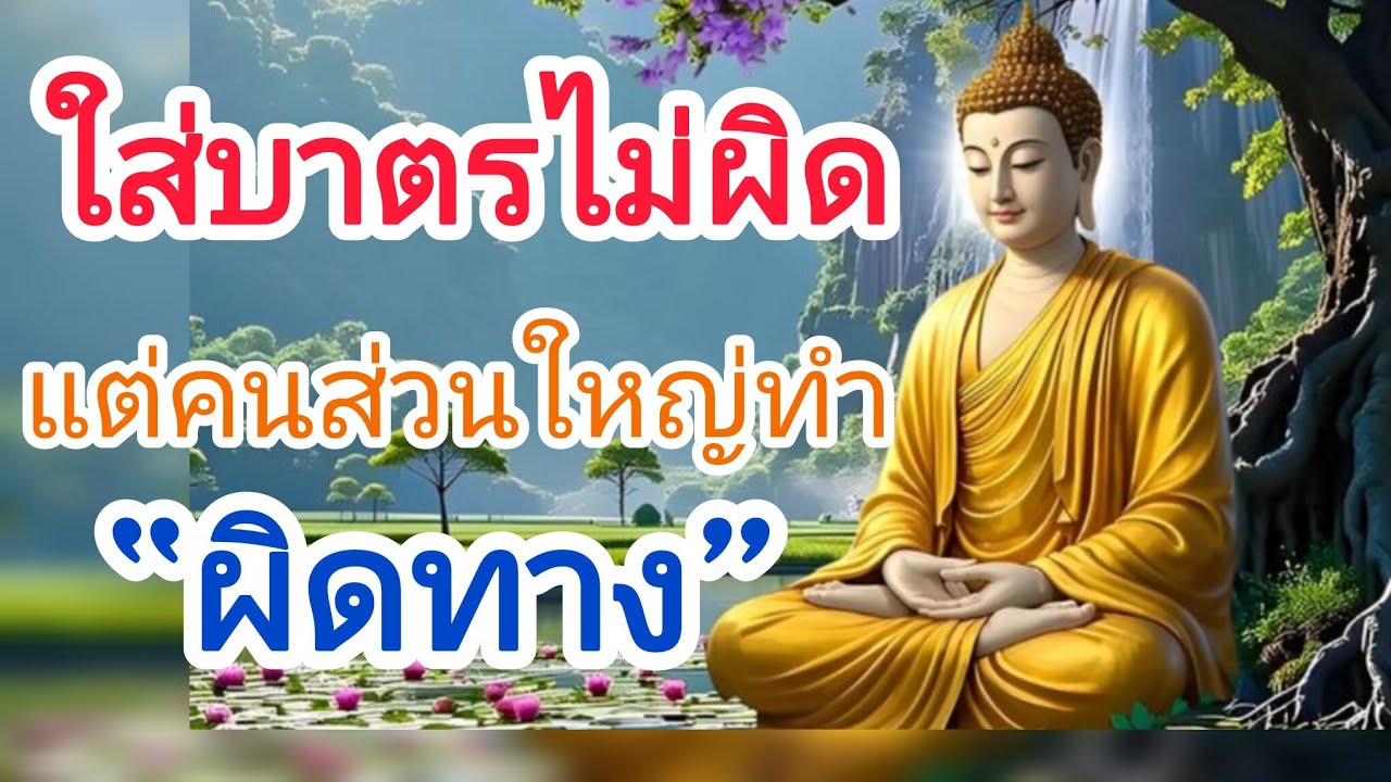 ใส่บาตรทุกวัน แต่บุญไม่ขึ้น เพราะพลาดข้อนี้#ธรรมะ #ธรรมะสอนใจ #สุขใจในธรรม #ใจสงบ 