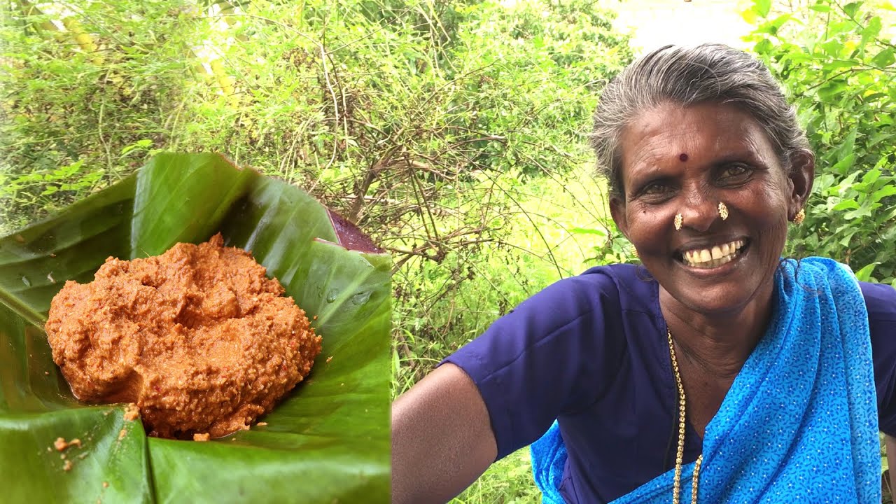 திருநெல்வேலி ஸ்பெஷல் கொத்தமல்லி துவையல் | Village Cooking Malli thuvaiyal| Periya amma samayal