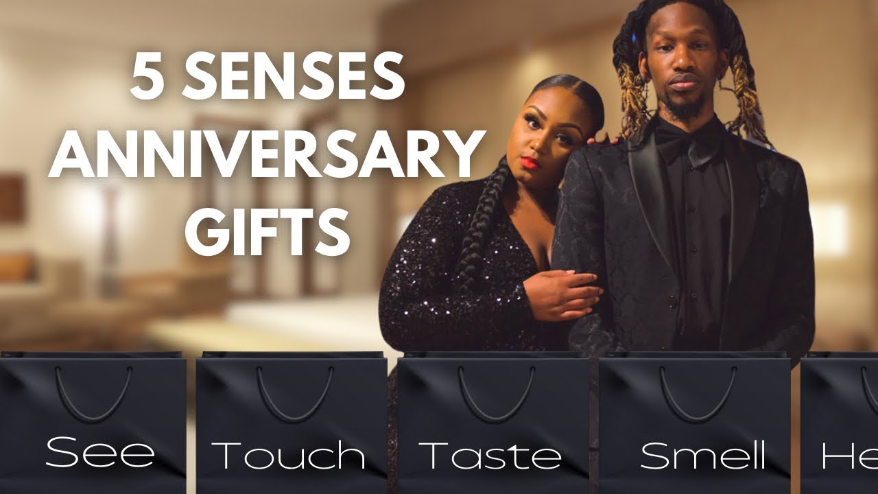 I DID THE 5 SENSES GIFTS FOR MY HUSBAND | SURPRISE TICKETS TO SEE FANTASIA!