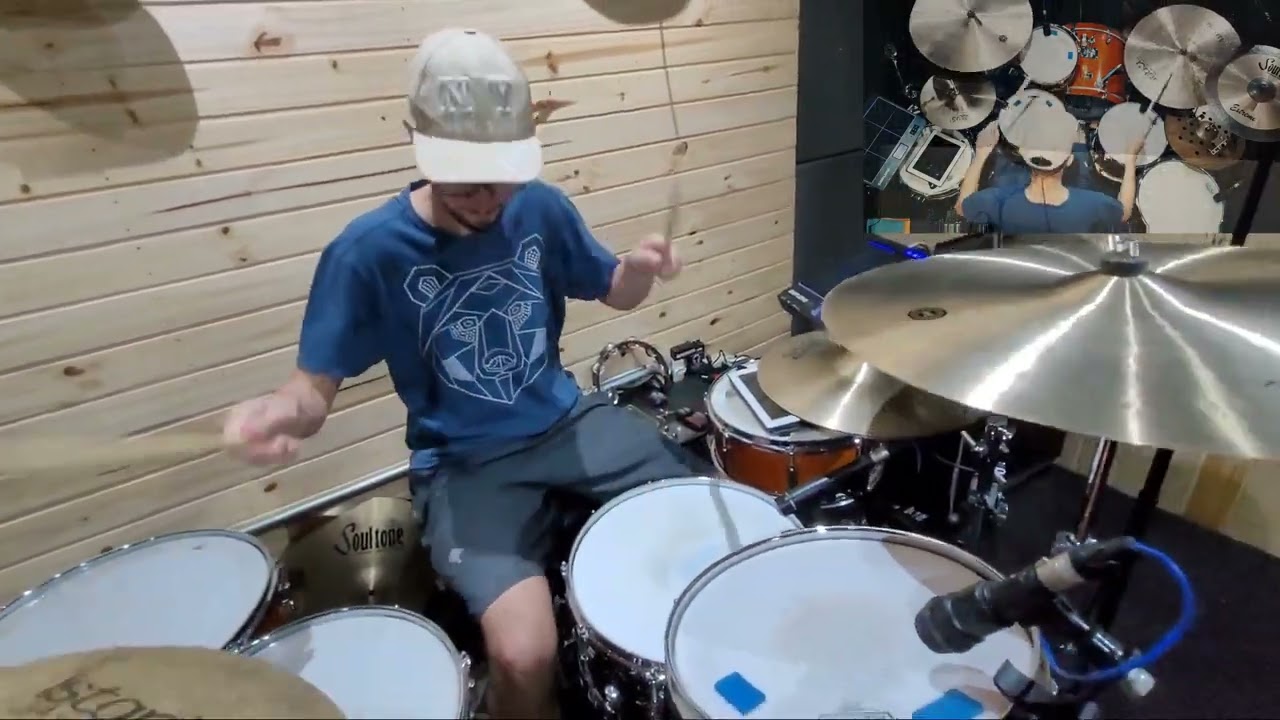 Eu quero é Deus / Celebrai a Cristo / Aquele que esta feliz - Morada - Diego Salvi (drum cover)