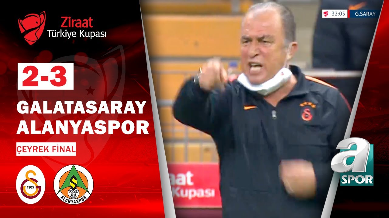 Galatasaray 2-3 Alanyaspor MAÇ ÖZETİ (Ziraat Türkiye Kupası Çeyrek Final Maçı) / 10.02.2021