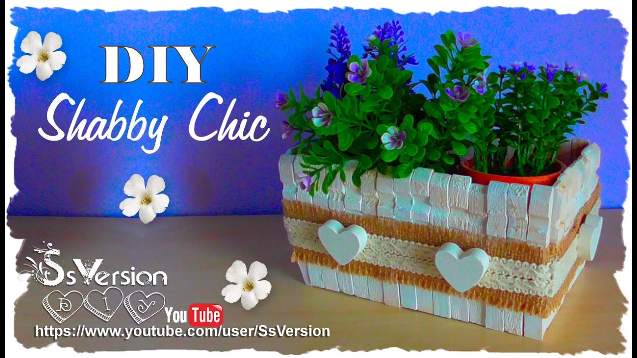 Contenitori in legno Shabby Chic FAI DA TE | Riciclo Creativo | DIY Wooden Decor