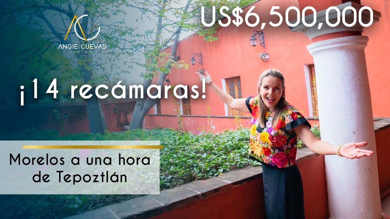 Vendo Hermosa Hacienda en Morelos. ¡14 Recámaras!