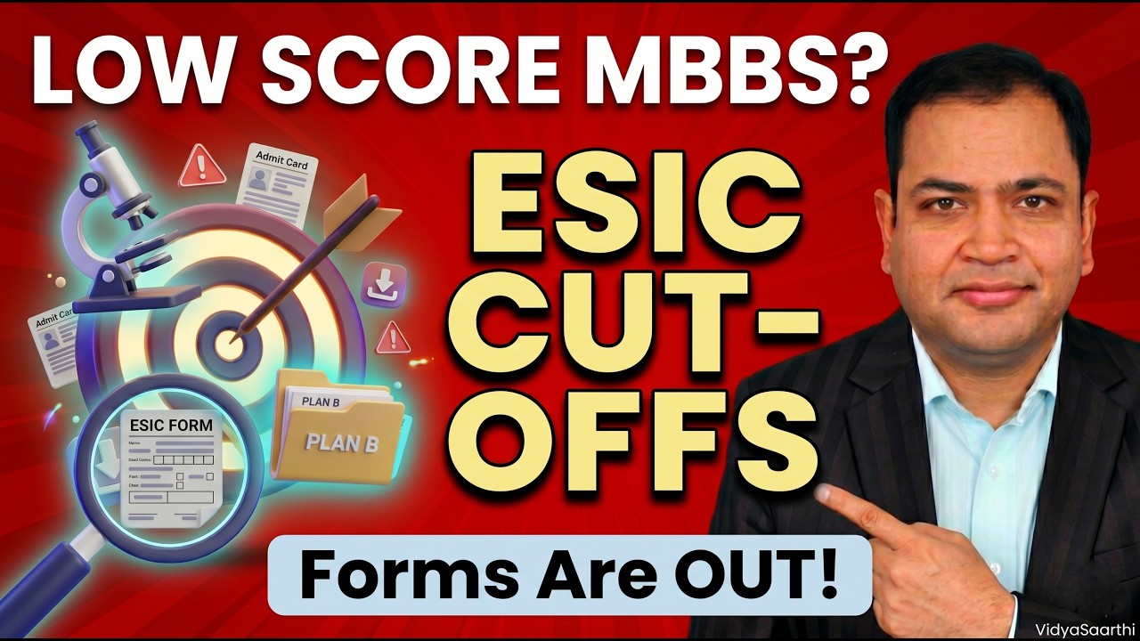 ESIC Forms OUT! Govt MBBS Cutoff REVEALED 🔥