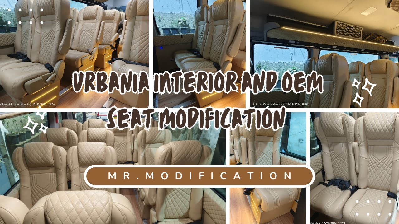 Urbania OEM Seat and Interior Modification |Force Urbania Modification with premium Quality