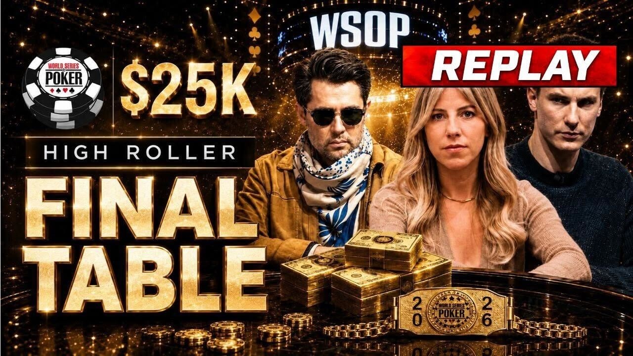 [REPLAY] $25,000 NLH High Roller - Final Table | World Series of Poker