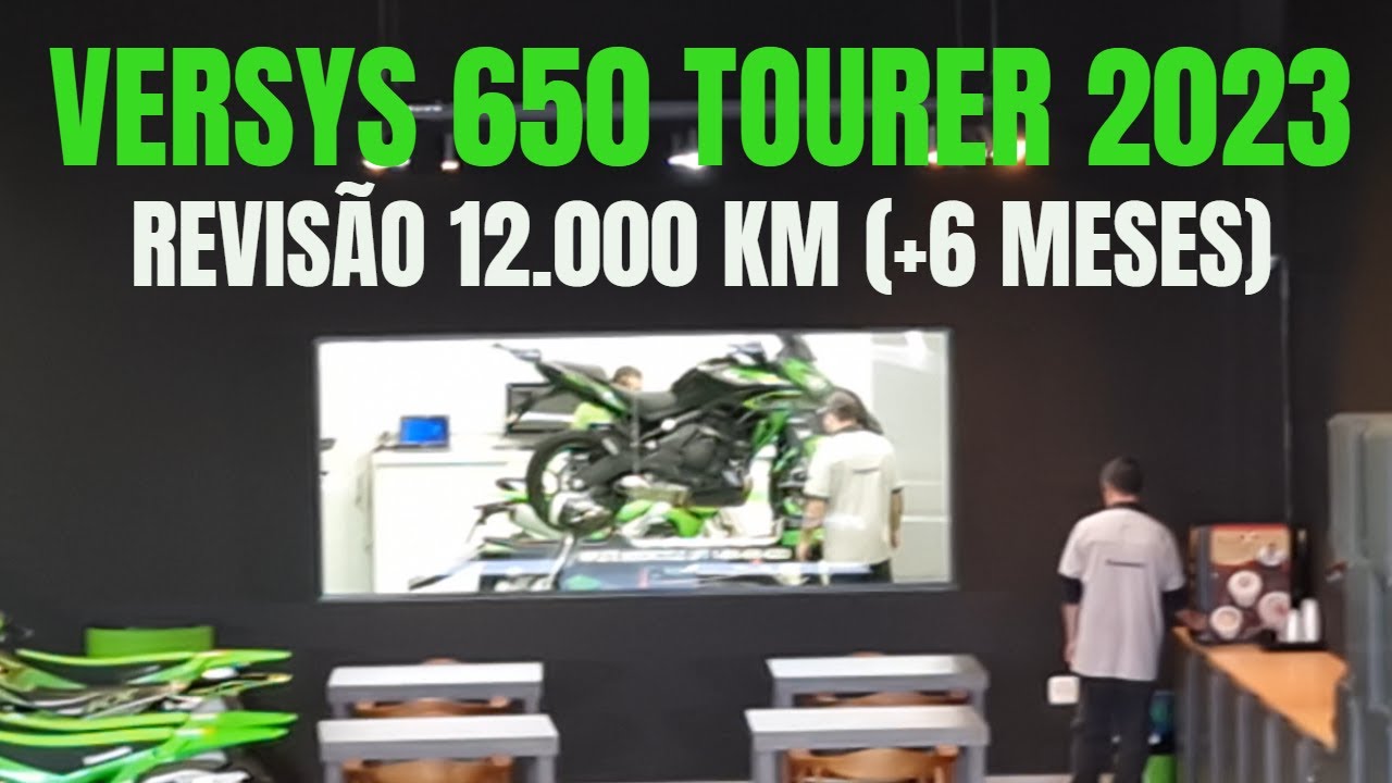 VERSYS 650 2023 revisão 12.000 km (+6 meses) | Itens inspecionados, trocas e custos