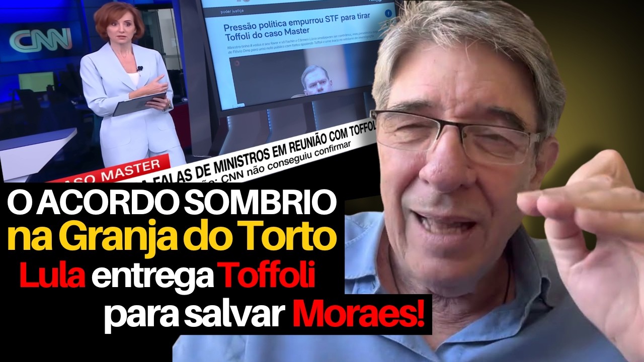⚖️ “O plano de Lula e Moraes por trás do jantar da Granja do Torto!”