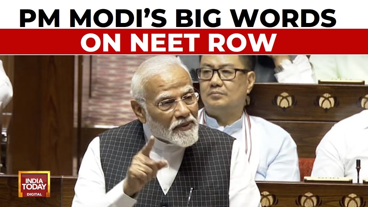 PM Modi Vows Tough Action In NEET Row, Slams Opposition For Politicising Issue | India Today News